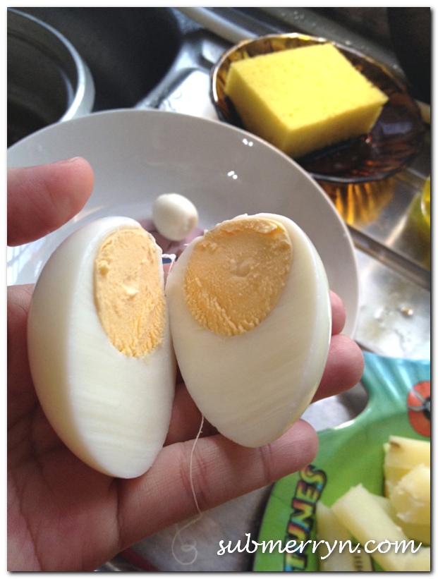 How to half an egg