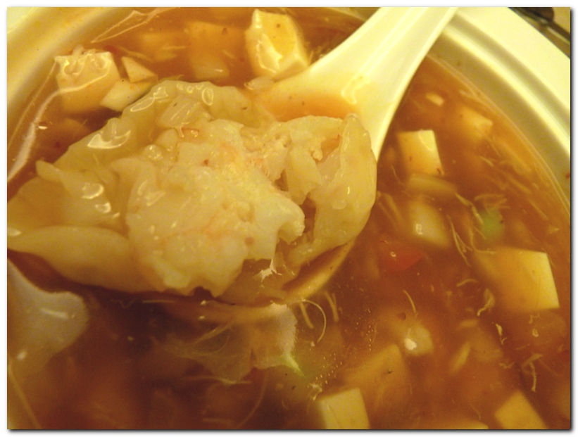 Hot and Sour Soup Sze Chuan Style with Dumpling