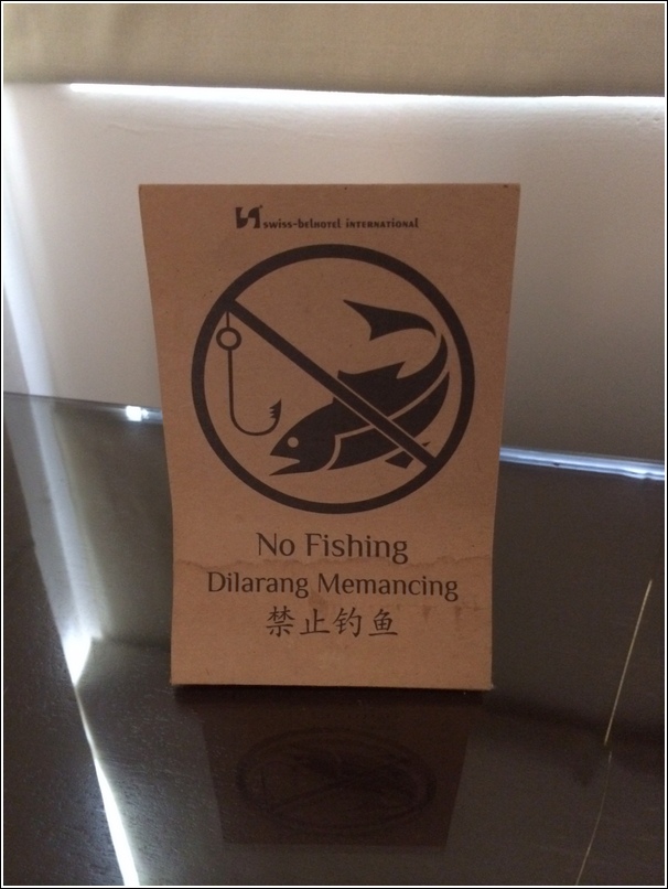 no fishing at golden palm tree