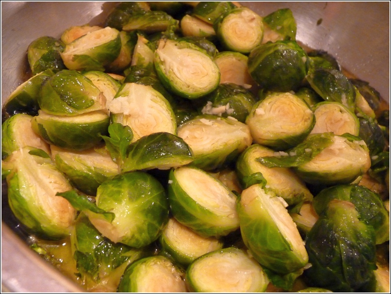 Buttered Brussels Sprout