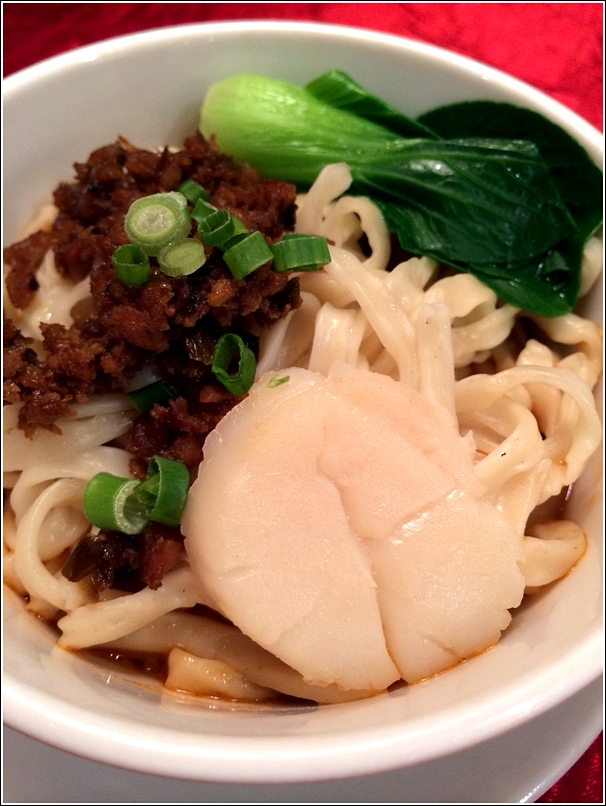 Sichuan Dan Dan Noodles with Scallop