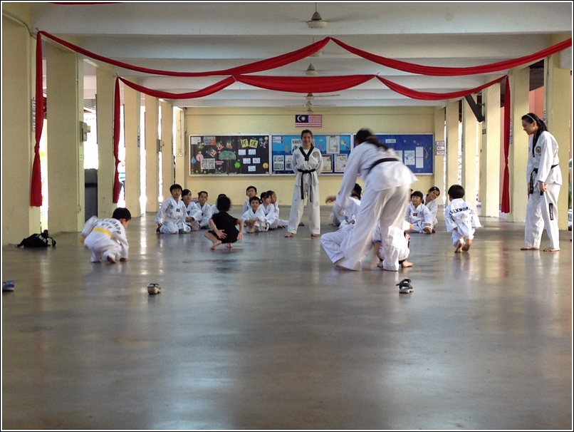warm up for taekwondo