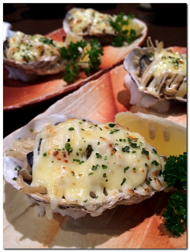 Sushi Zanmai Oyster Grilled with Cheese