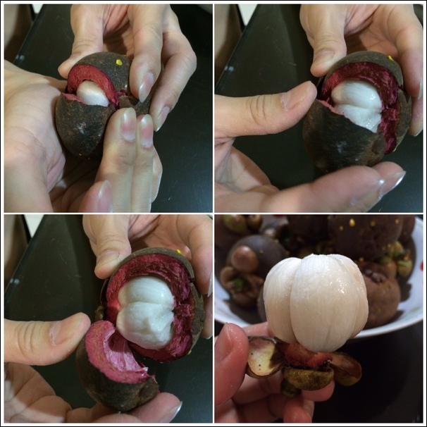 how to peel mangosteen