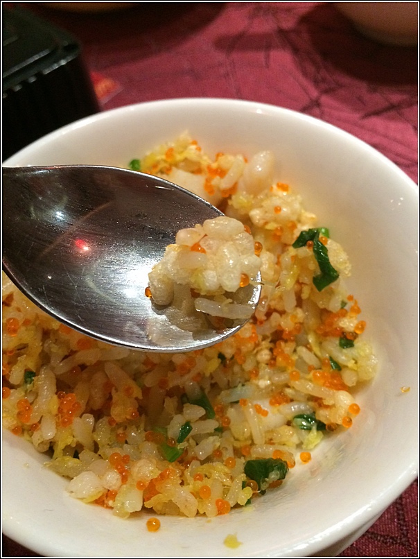 EE Chinese Cuisine CNY menu fried rice with rice crackers