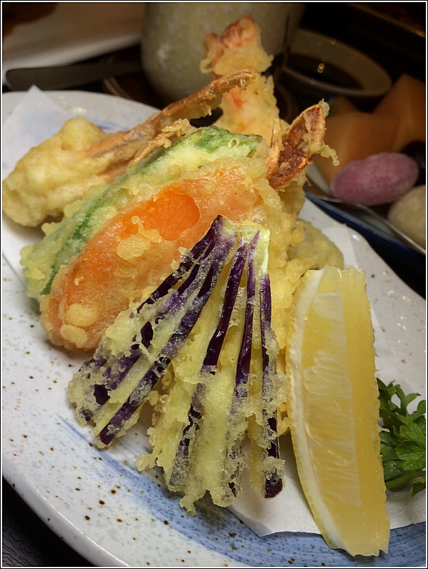 Saba Rikkyuyaki Special Set tempura