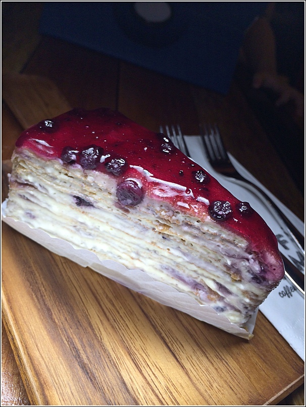 Blueberry Mille Crepe