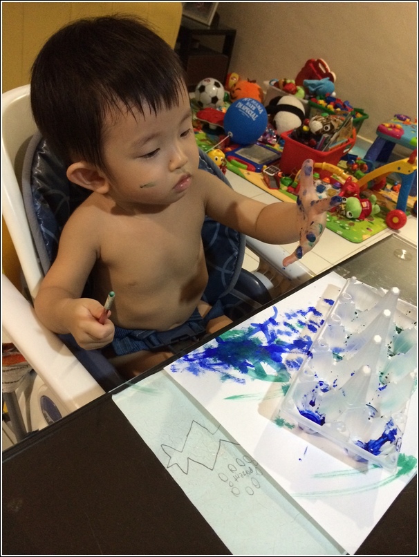 Toddler painting