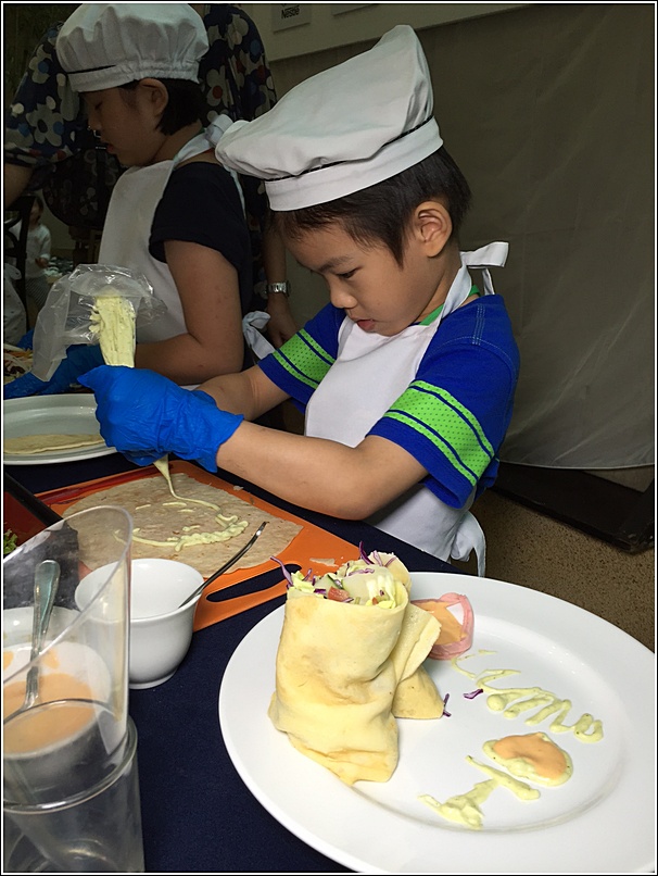 Ethan in Eastin Mothers Day Young Chef competition