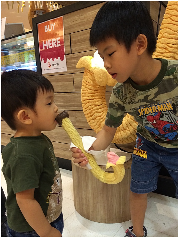 Jipangi ice cream Sunway Pyramid sharing for two