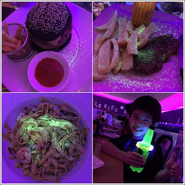 Glow in The Dark dinner Bubbles and Bites