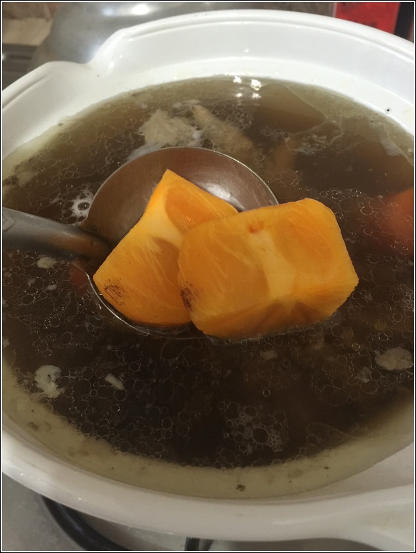 Persimmon soup recipe3