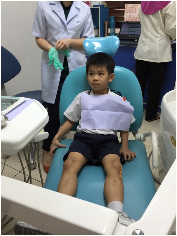 Ethan at the dentist