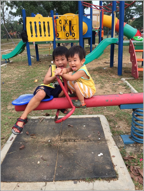 boys in playground