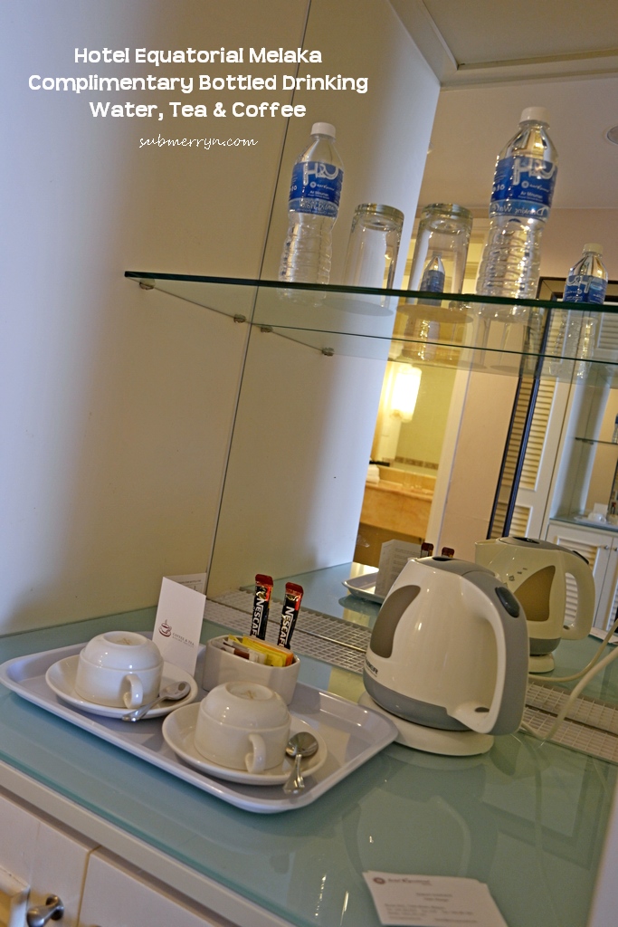 Hotel Equatorial Melaka complimentary drink tea coffee