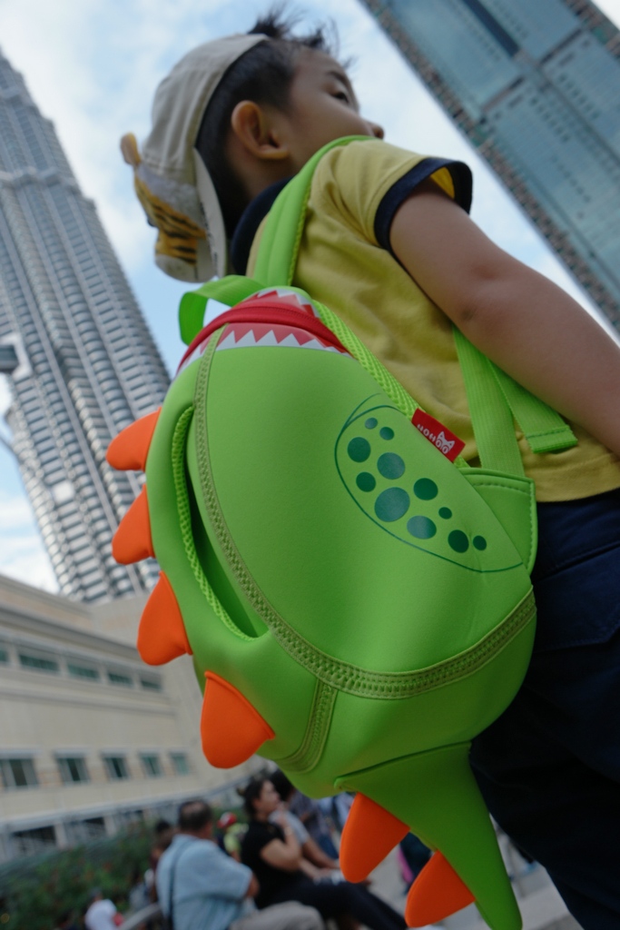 Nohoo dinosaur backpack top