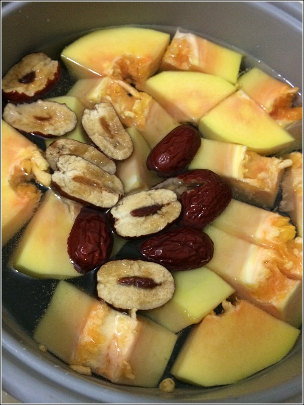 Papaya red dates soup milk booster_ingredients
