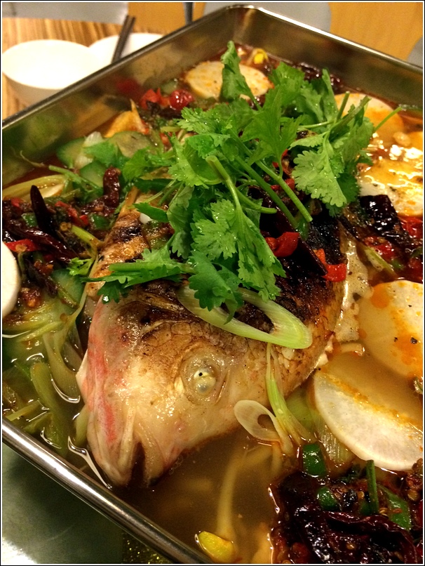 Ding Ding Grill Fish Steamboat Fragrant spicy soup base