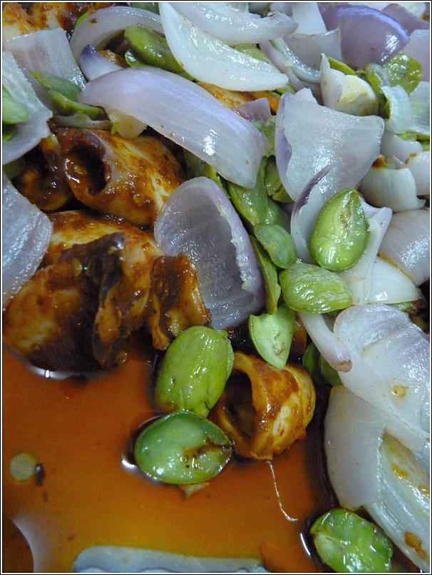 70th birthday dinner Fried sambal sotong