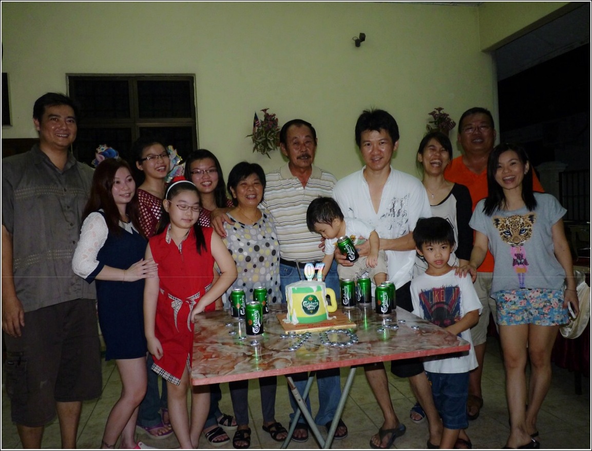 70th birthday family picture
