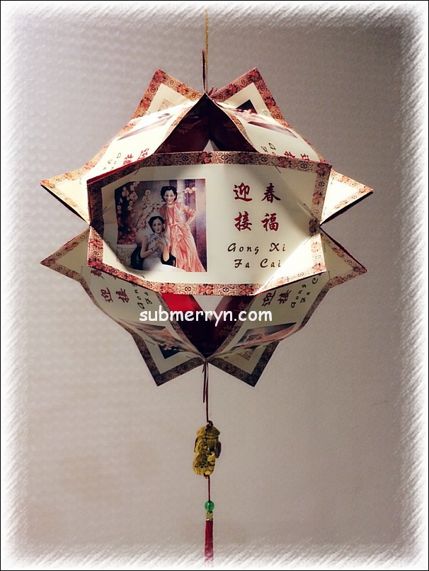 DIY CNY Angpow lantern tutorial