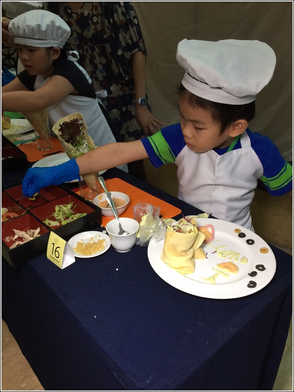Ethan in Eastin Young Chef competition