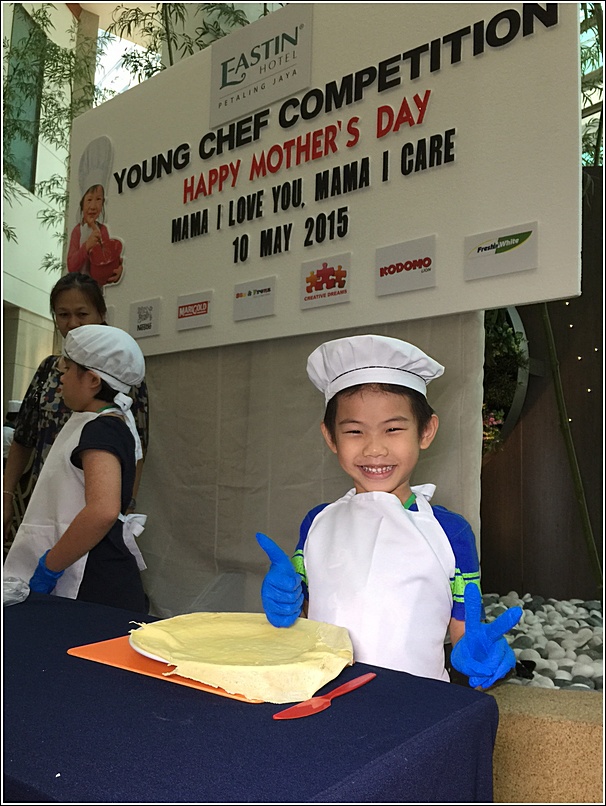 Ethan in Young Chef competiton