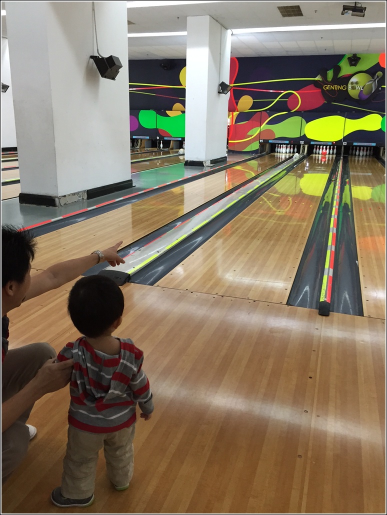 Bowling with kids