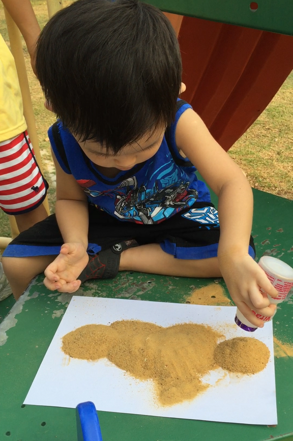 DIY Sand art for children 1