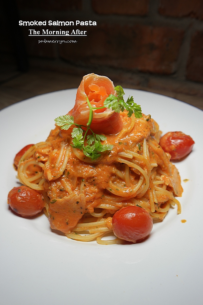 The Morning After T6 Light Grey smoked salmon pasta